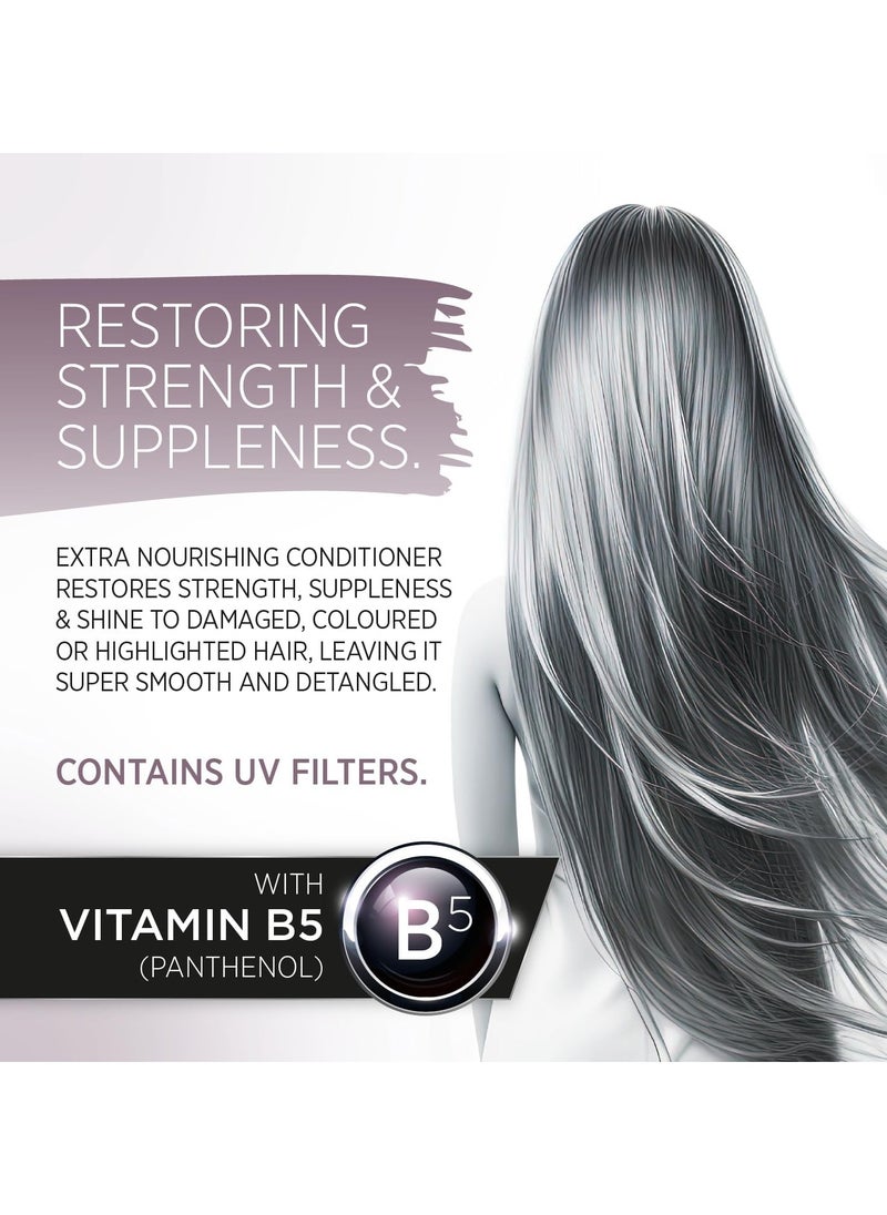 Salon Size Professional Extra Nourishing Conditioner 1000ml Vitamin B5 moisturises and nourishes leaving soft smooth and supple Lightweight formula