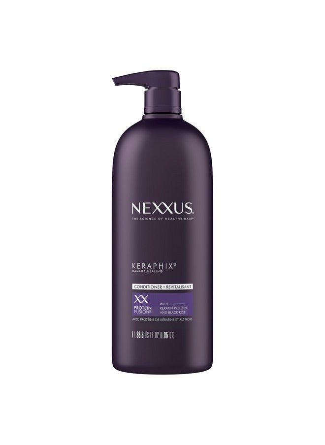 Nexxus Keraphix ProteinFusion Conditioner with Keratin Protein and Black Rice Conditioner for Damaged Hair 33.8 oz