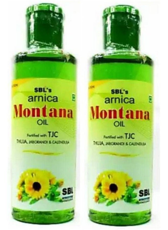 SBL Montana Hair Oil [Pack of 2] [200 MLX2 ,400ML] Hair Oil (400 ml)