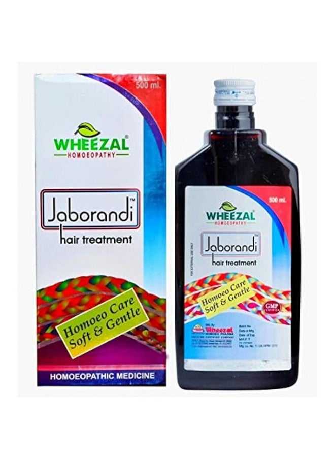 Wheezal Jaborandi Hair Treatment Oil 500ml. (PACK OF TWO)