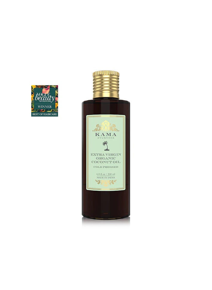 KAMA AYURVEDA EXTRA VIRG ORGANIC COCONUT OIL 200ML