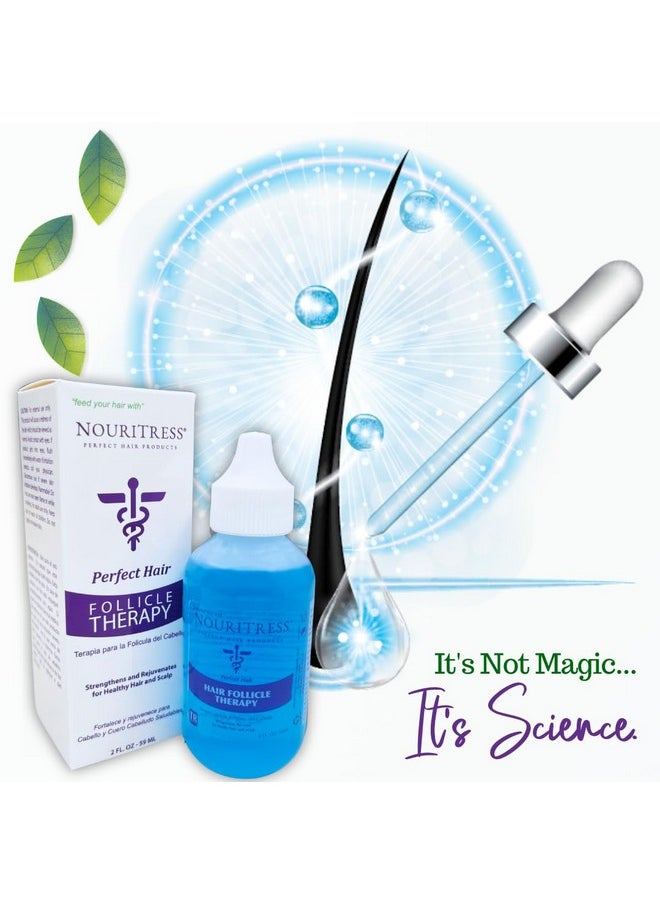 NouriTress Perfect Hair Follicle Therapy | Strengthens Hair at the Root | Thinning Hair Formula Serum To Enhance Growth | Nourishes Scalp | 2 FL. OZ
