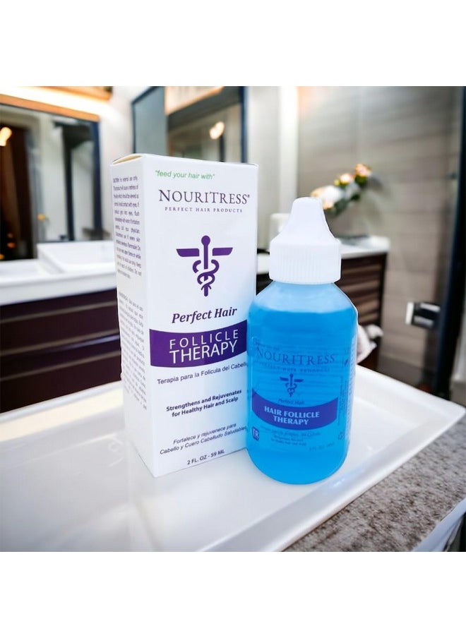 NouriTress Perfect Hair Follicle Therapy | Strengthens Hair at the Root | Thinning Hair Formula Serum To Enhance Growth | Nourishes Scalp | 2 FL. OZ