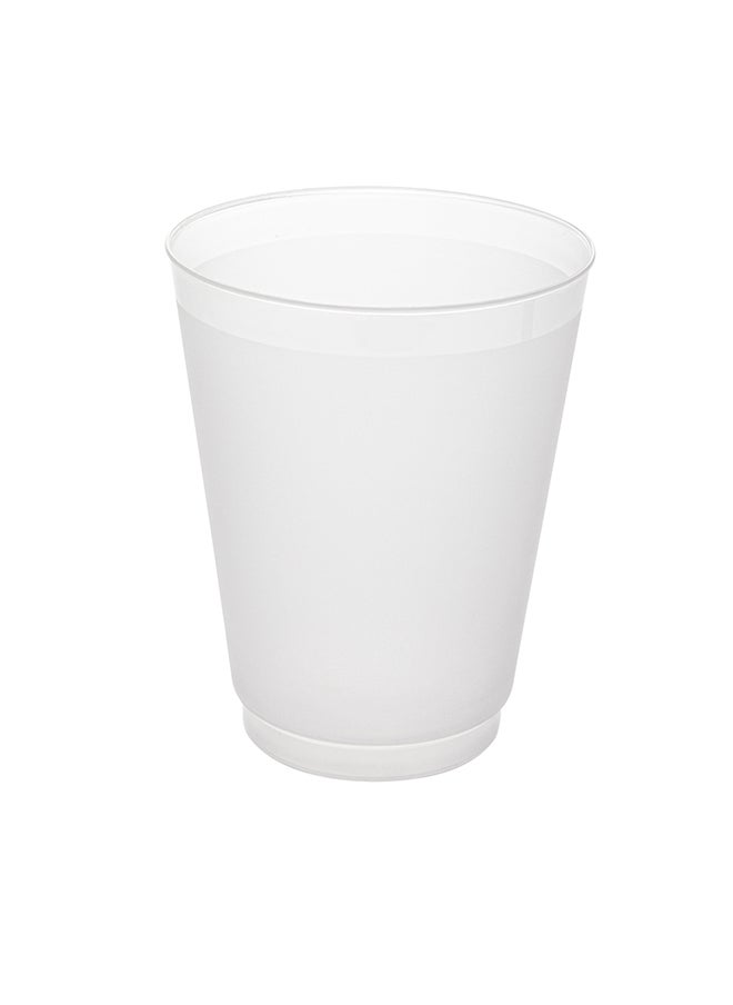 Restaurantware-Flexi Grip 16 Ounce Disposable Cups, 500 Flexible Drinking Cups - Stackable, Dishwashable, Frosted Plastic Party Cups, Serve Cold Drinks, For Restaurants, Offices, or Events