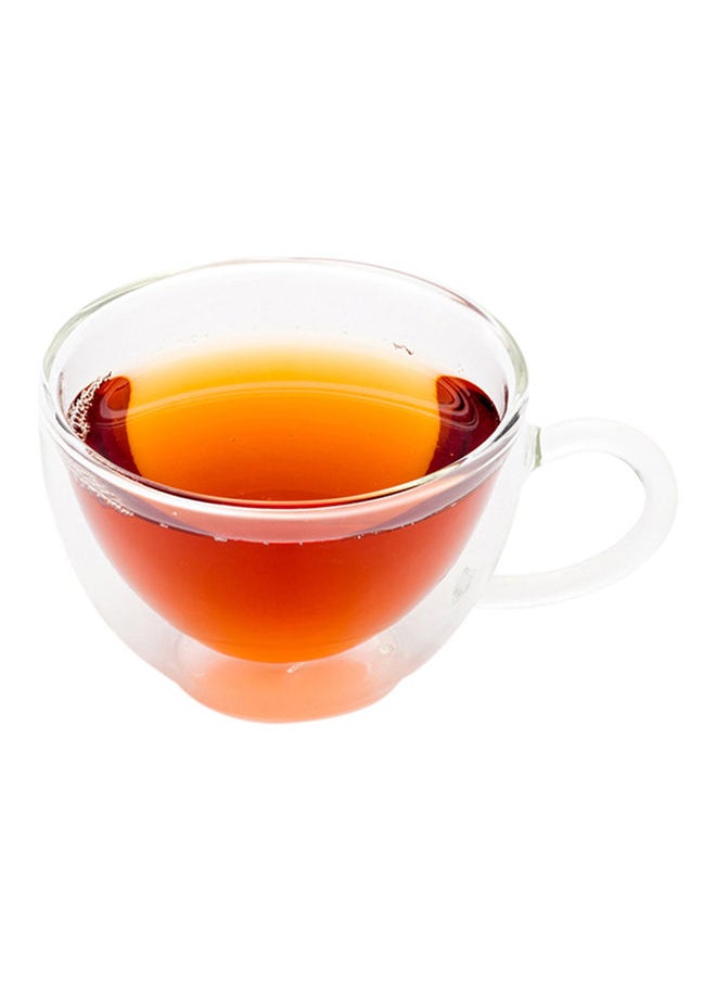 Restaurantware-Forma 6 Ounce Clear Coffee Cups, 10 Double Wall Transparent Coffee Mugs - Built-In Handle, Does Not Chip, Clear Glass Tea Cups, Rolled Rim, Microwavable