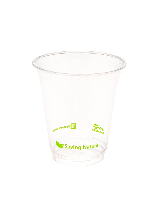 Restaurantware-12-OZ PLA Plastic Cup - Clear Cold Drinking Cup: Perfect for Juice Shops, Delis, & Restaurant take out - and Durable- 1000-CT - Basic Nature Collection