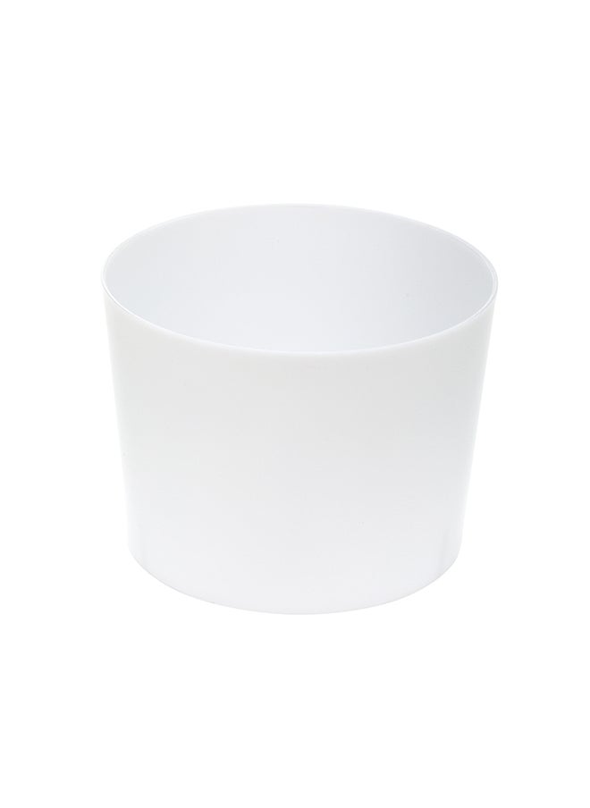 Restaurantware-6 Ounce Parfait Cups, 100 Round Mousse Cups - Disposable, Durable, White Plastic Shooter Glasses For Desserts, Premium, Serve Appetizers Or Desserts