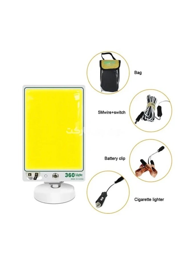 TM-25 360° Light Mini Size Lantern | LED Camping Pocket Light | COB Outdoor Hiking, BBQ, Car Repairing Lamp