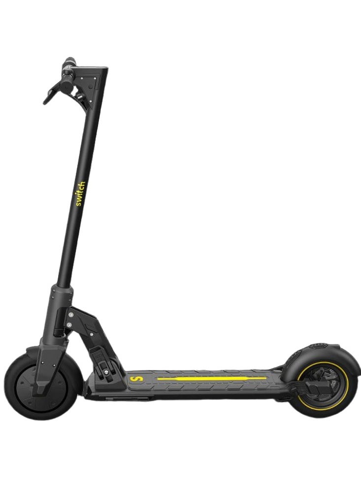 Es-B110 Electric Scooter - 350W Motor, 25 Km/H Speed, Rear Suspension, Led Front & Rear Lights For Smooth & Safe City Commuting - Black