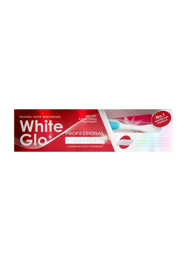 White Glo Extra Strength Whitening Toothpaste Professional Choice (100ml)