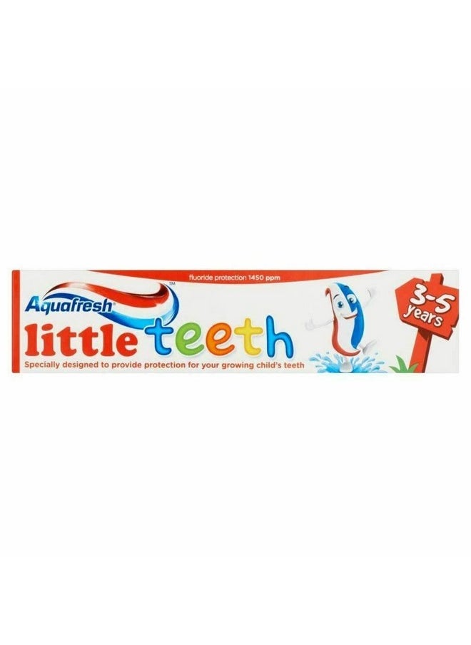 Aquafresh Little Teeth Toothpaste 3-5 Years (50ml) - Pack of 2