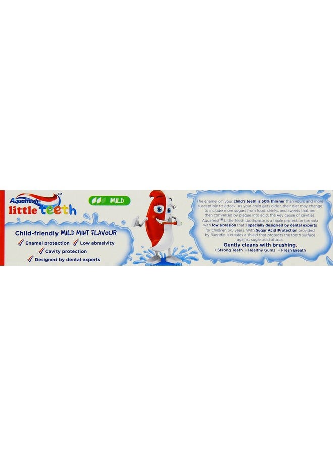 Aquafresh Little Teeth Toothpaste 3-5 Years (50ml) - Pack of 2