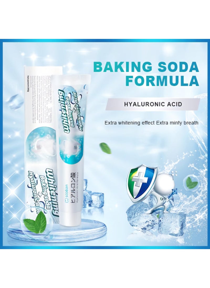 Scoban Teeth Whitening Toothpaste with Baking Soda