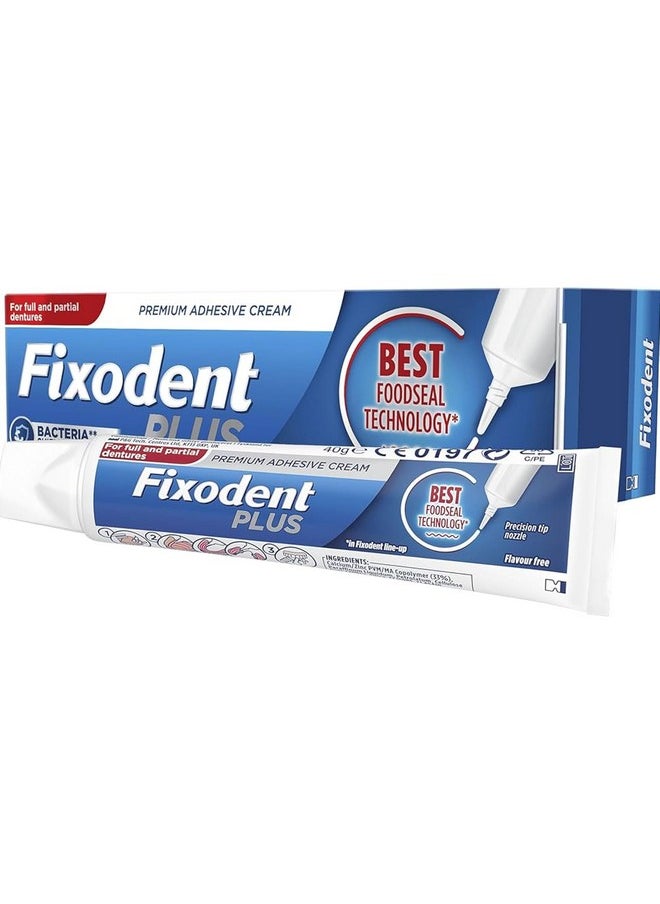 Fixodent Denture Adhesive Cream - Food Seal