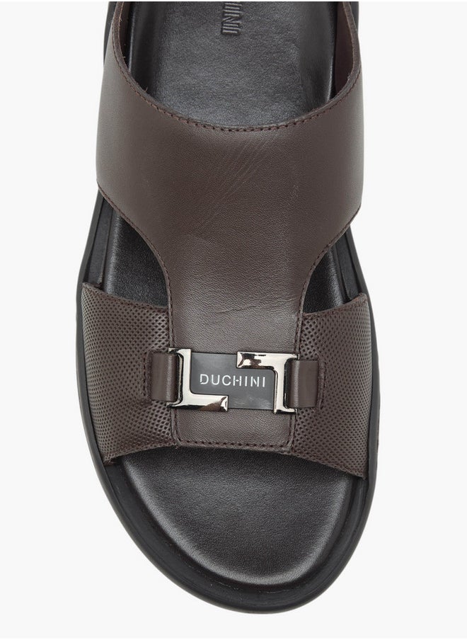 Men's Solid Slip-On Sandals