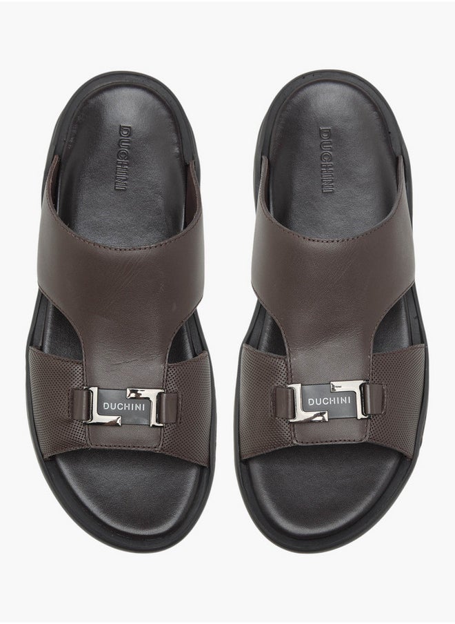 Men's Solid Slip-On Sandals