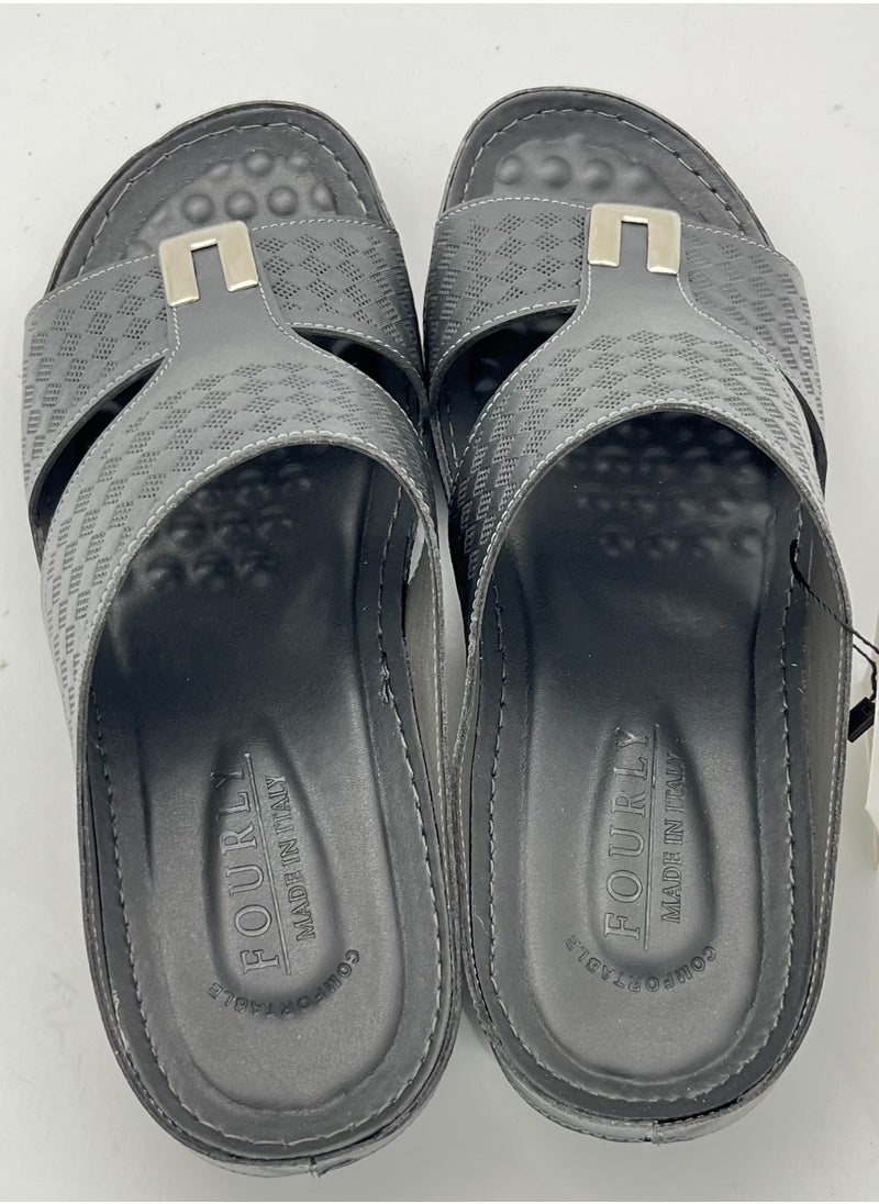 Men's Arabic Sandal Made in Italy (GREY)