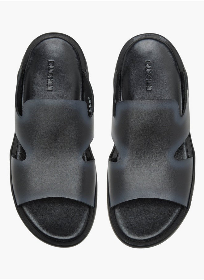 Men's Solid Slip-On Sandals