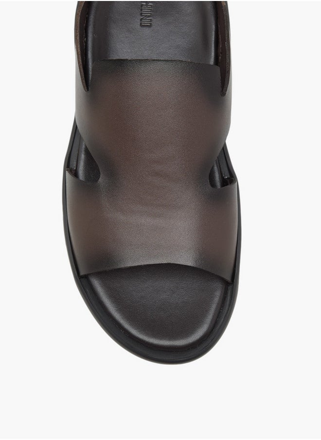 Men's Solid Slip-On Sandals