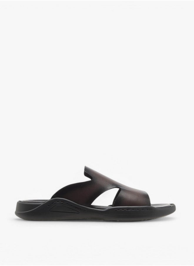 Men's Solid Slip-On Sandals