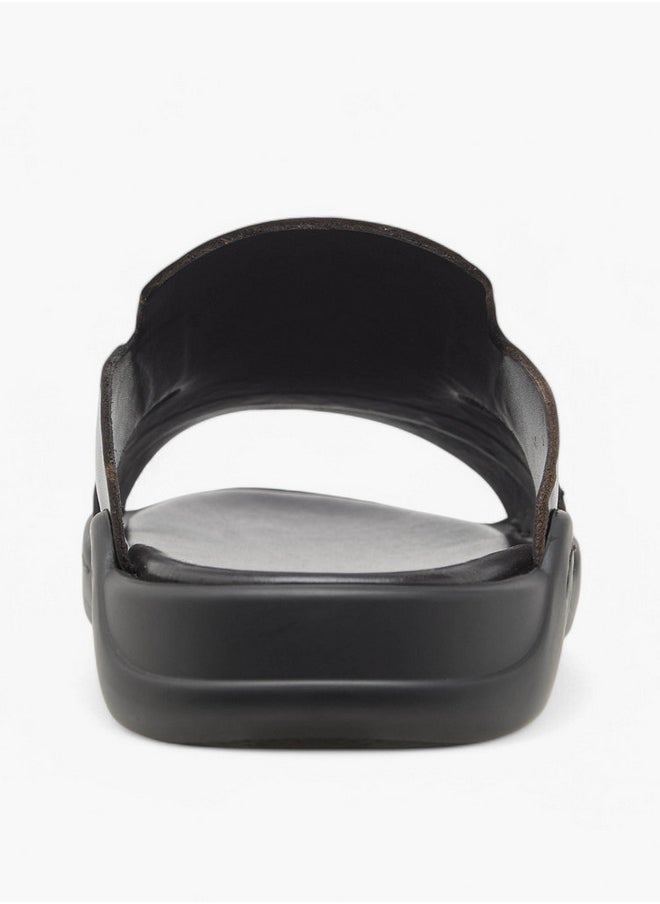 Men's Solid Slip-On Sandals