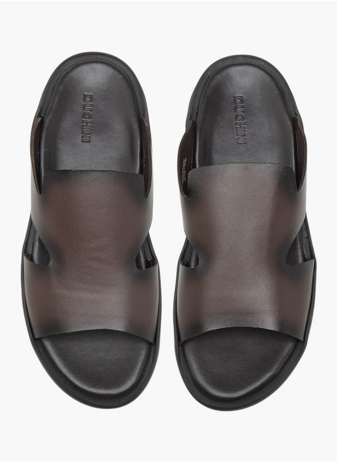 Men's Solid Slip-On Sandals