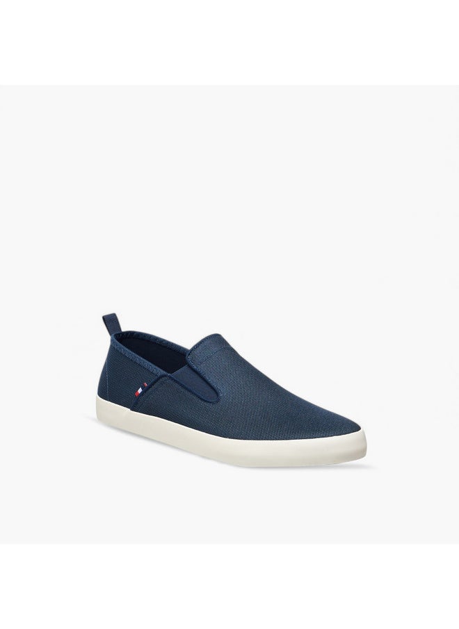 Men's Textured Slip-On Loafers