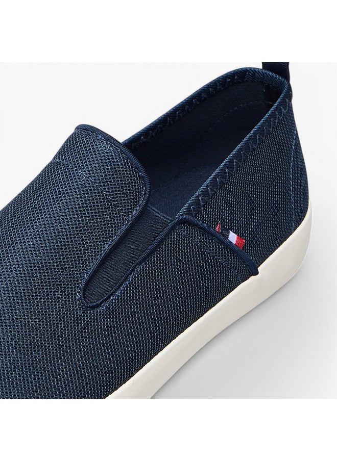 Men's Textured Slip-On Loafers