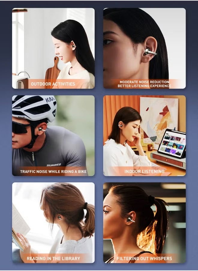 Wireless Stereo BT Open Earphones Wireless In-Ear