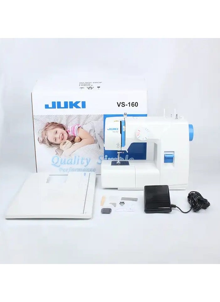 JUKI VS-160 11 Built-in Stitches, Automatic 4-Step Buttonhole, Simple Stitch Selection