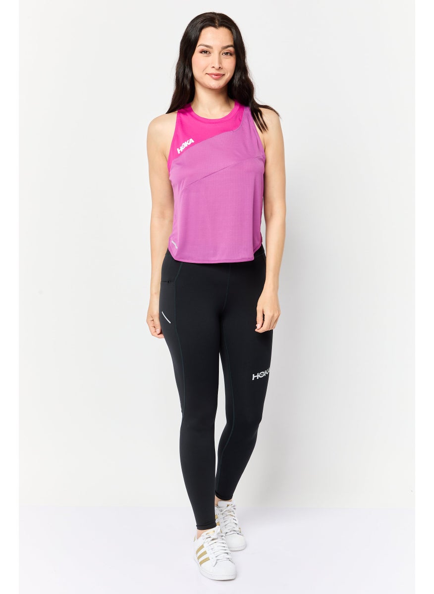 Women Sportswear Fit Sleeveless Outdoor Tank Top, Purple