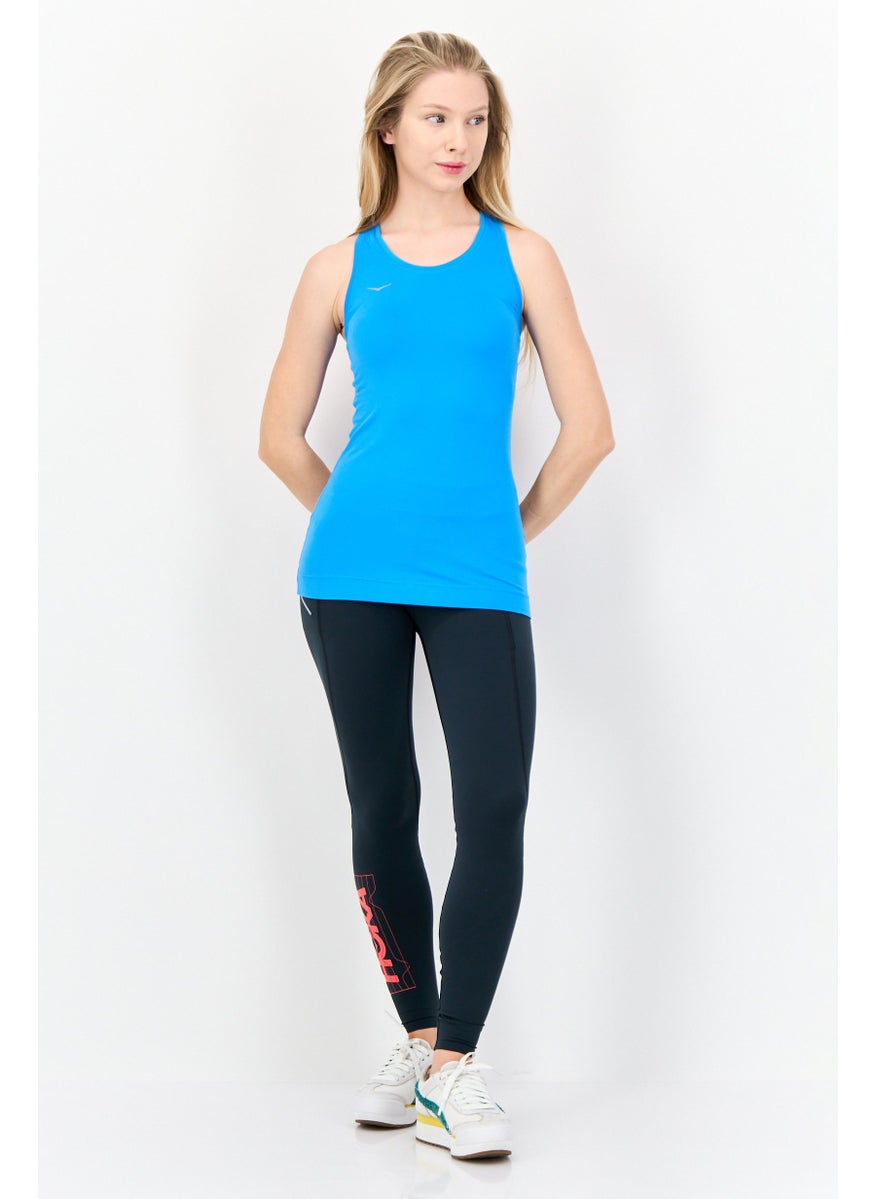 Women Sportswear Fit Sleeveless Training Tank Top, Blue