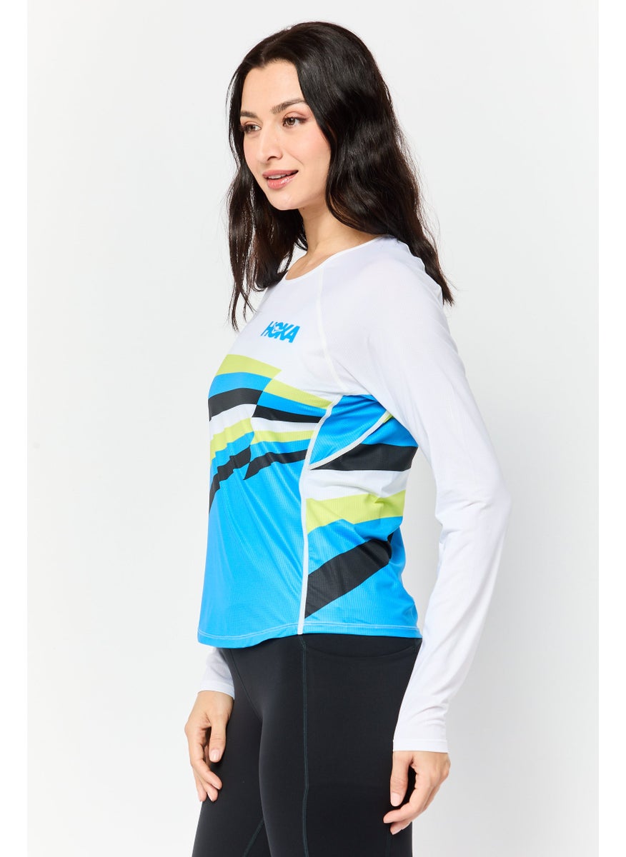 Women Sportswear Fit Long Sleeves Training T-Shirt, Multicolor