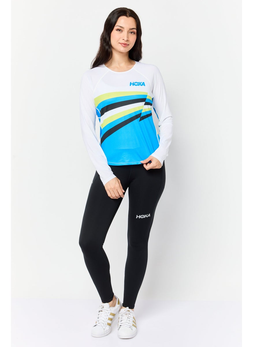 Women Sportswear Fit Long Sleeves Training T-Shirt, Multicolor