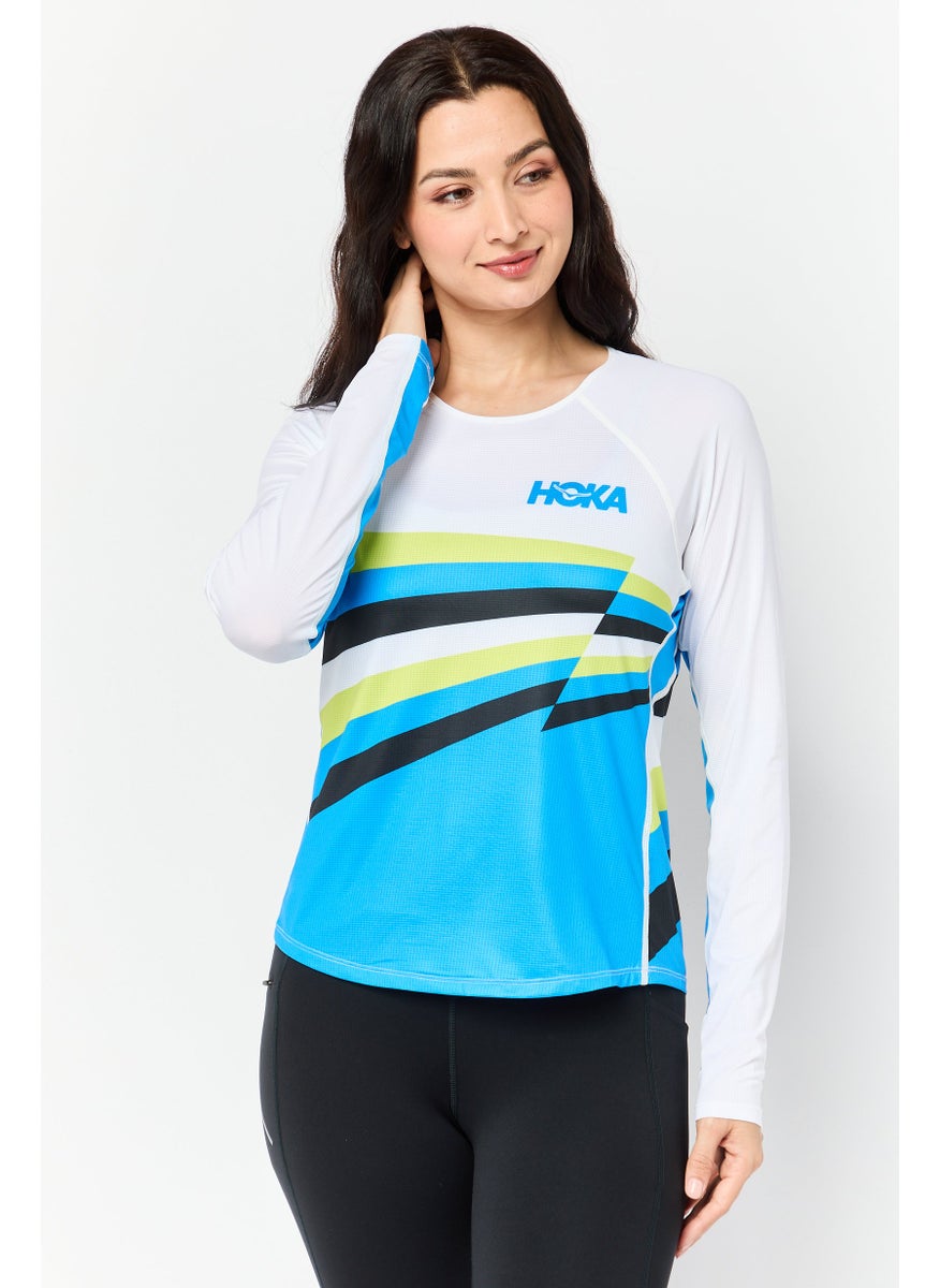 Women Sportswear Fit Long Sleeves Training T-Shirt, Multicolor