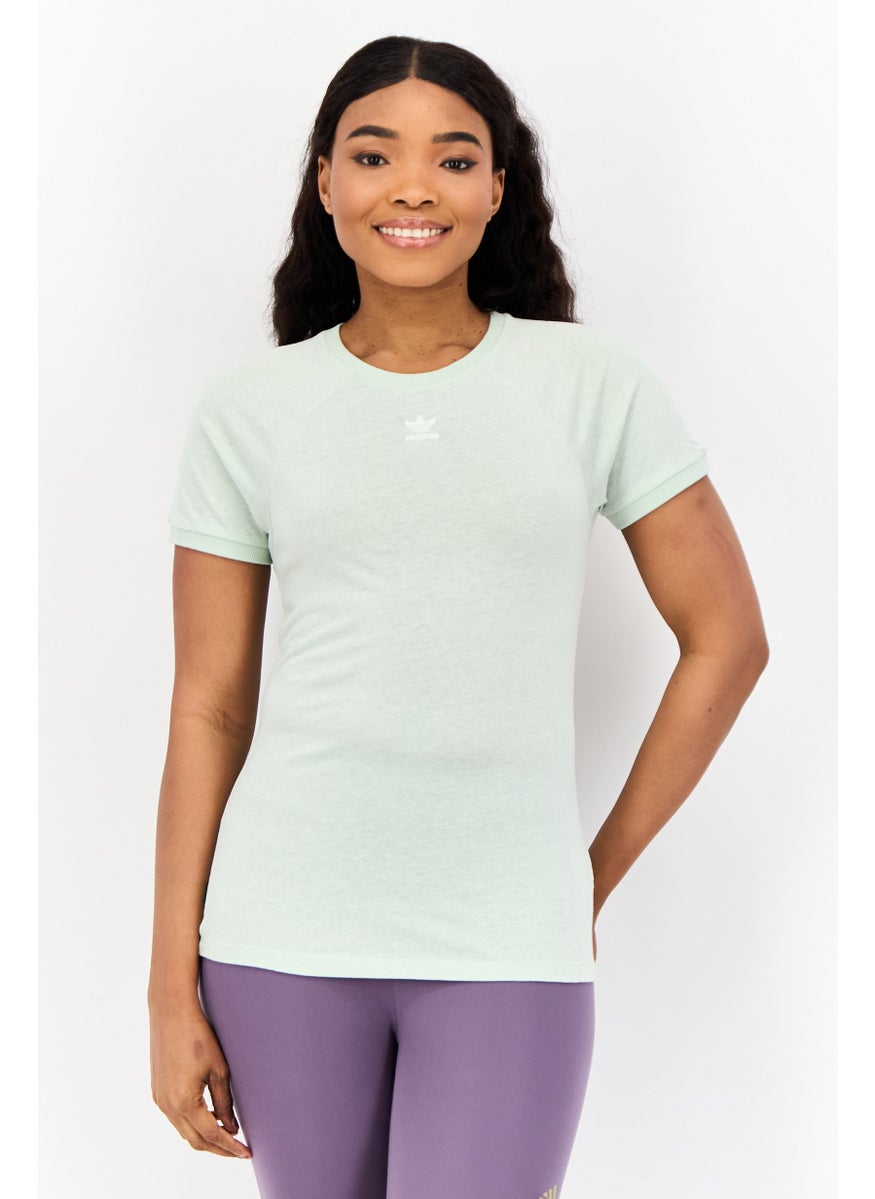 Women Sportswear Fit Outdoor T-Shirt, Light Green