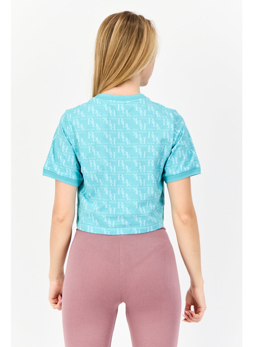 Women Sportswear Fit Short Sleeve Outdoor T-Shirt, Light Green