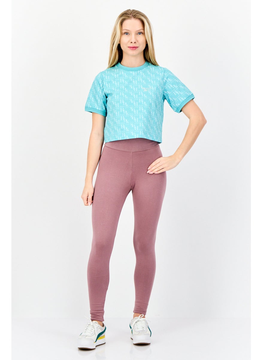 Women Sportswear Fit Short Sleeve Outdoor T-Shirt, Light Green