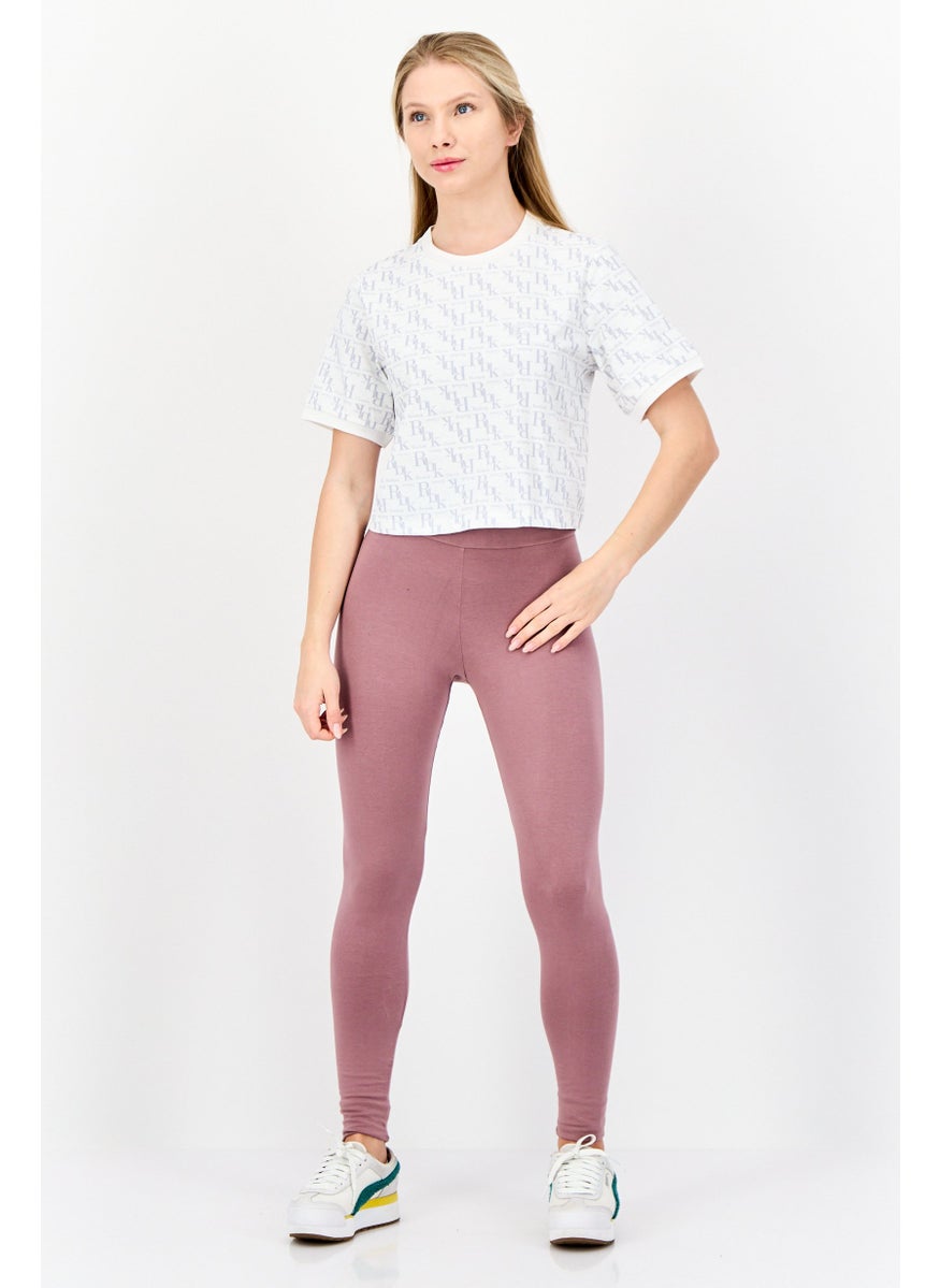 Women Sportswear Fit Short Sleeves Training Top, White