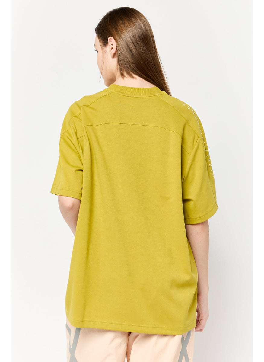 Women Sportswear Fit Short Sleeve Outdoor T-Shirt, Olive