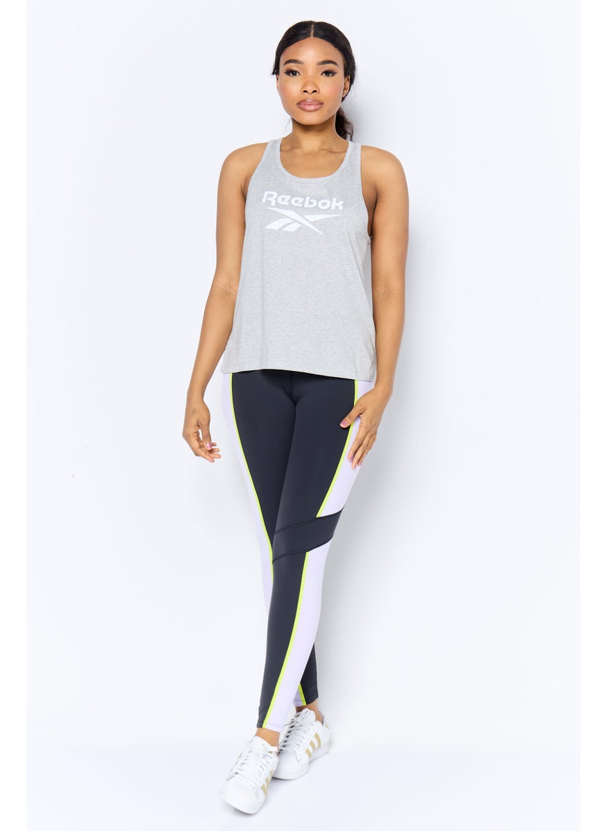 Women Sportswear Fit  Sleeveless Training Top, Grey