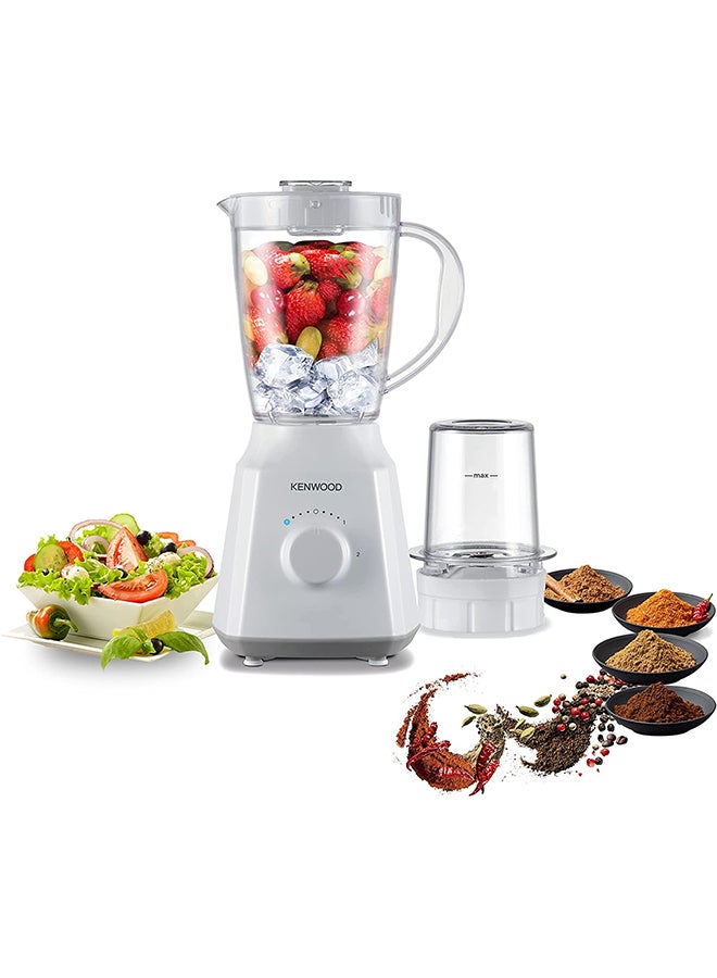 Blender Smoothie Maker With Multi Mill (Grinder/Chopper), Ice Crush Function 1.5 L 300.0 W BLP05.150WH White