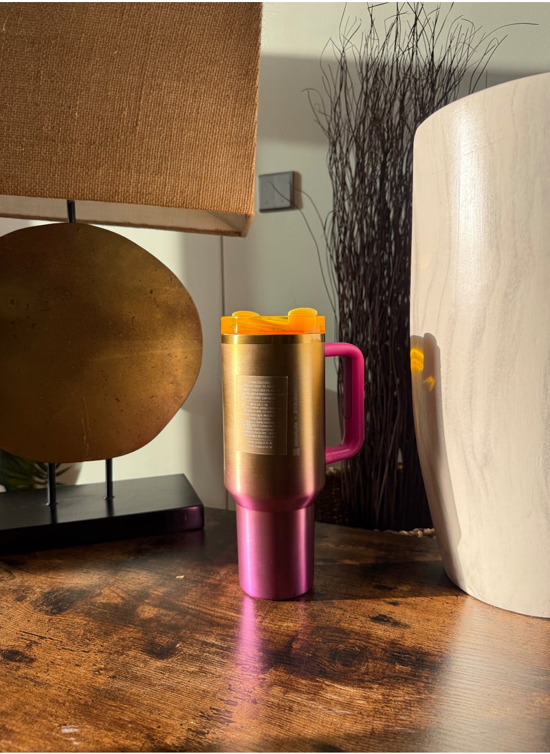 Stanley Quencher H2.0 FlowState Stainless Steel Vacuum Insulated Tumbler with Lid and Straw for Water, Iced Tea or Coffee, Smoothie and More, 40 oz