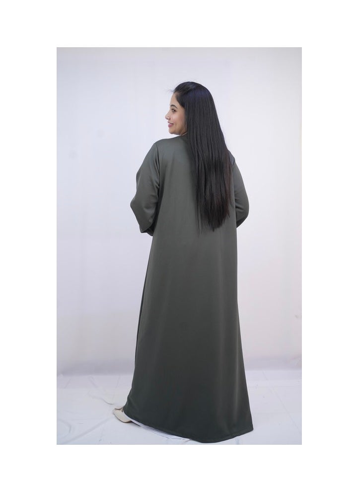 Premium 2 Piece Abaya, Outer Lycra and Inner Banyan Style for Elegant Modesty