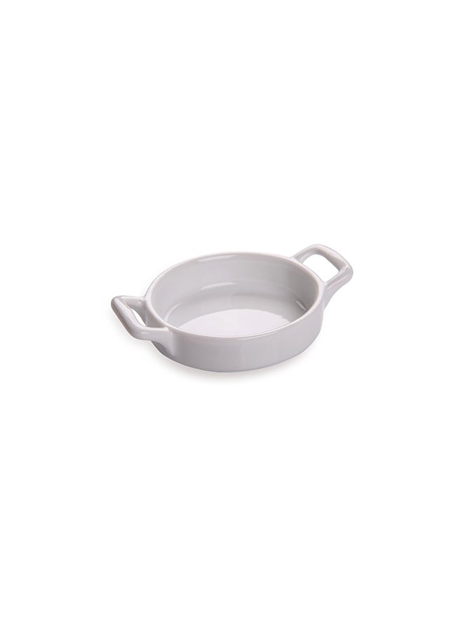 Restaurantware-4.1 Inch Dipping Bowls, 10 Built-In Handles Sauce Bowls - Round, Dishwasher-safe, White Porcelain Tasting Bowls, For Appetizers. Desserts. Or Condiments