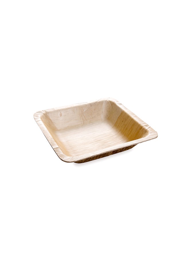 Restaurantware-7 x 7 Inch Bamboo Leaf Plates, 50 Disposable Bamboo Plates - Sustainable, heavy-duty, Bamboo Leaf Bamboo Salad Plates, For Parties, Wedding Banquets Or Catered Events