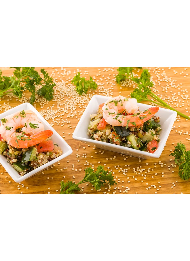 Restaurantware-3.9 x 2.8 Inch Appetizer Plates, 10 Oven-Safe Rectangle Plates - Freezer-Safe, Dishwasher-Safe, White Porcelain Mini Plates, Stain-Resistant, For Desserts, Samples, Or Tastings
