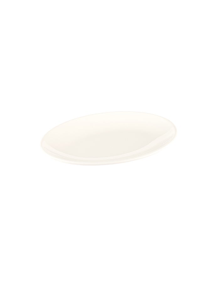 Restaurantware-Voga 14 x 10.9 Inch Serving Plates, 10 Oval Pasta Plates - Premium, Top Rack Dishwashable, White Melamine Serving Platters, Serve Appetizers Or Desserts, For All Occasions