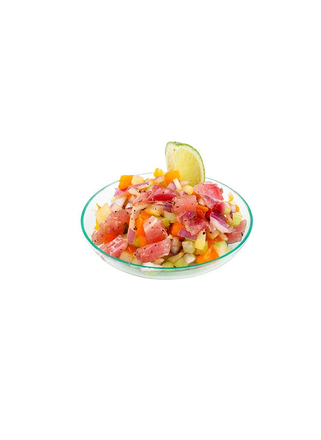 Restaurantware-2 Ounce Small Plastic Plates, 100 Disposable Appetizer Plates - Round, Mini, Seagreen Plastic Sample Plates, For Appetizers, Desserts, Or Samples, For Parties And Events