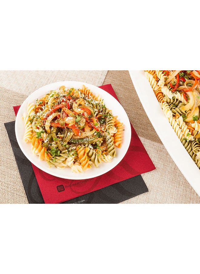 Restaurantware-Voga 10 x 10 x 1.1 Inch Serving Plates, 10 Round Dinner Plates - Premium, Top Rack Dishwashable, White Melamine Serving Platters, Serve Hot Or Cold Food, For All Occasions